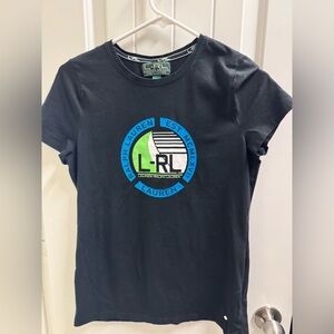 Ralph Lauren Black V-Neck Tee